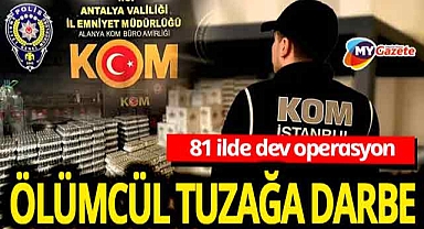 Bakan Yerlikaya duyurdu! 81 ilde dev sahte alkol operasyonu! 179 şüpheliye adli işlem