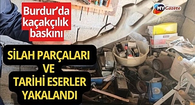 Burdur’da Kaçakçılık Baskını