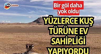 Burdur’da Karataş Gölü tamamen kurudu
