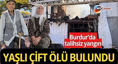 Burdur'da korkunç yangın
