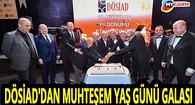 Döşemealtı Sanayici ve İş İnsanları Derneği'nden muhteşem 15.yıl kutlaması