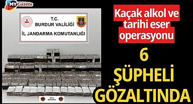 Jandarma’dan Burdur’da kaçakçılık operasyonu