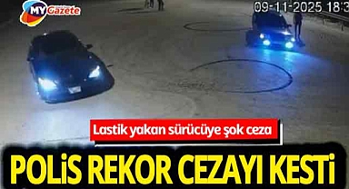 Manavgat Sanayi Sitesi'nde drift şov pahalıya patladı! Sürücüye 46 bin TL ceza kesildi!