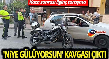 Manavgat'ta ilginç kaza... 'Niye gülüyorsun' tartışması çıktı!