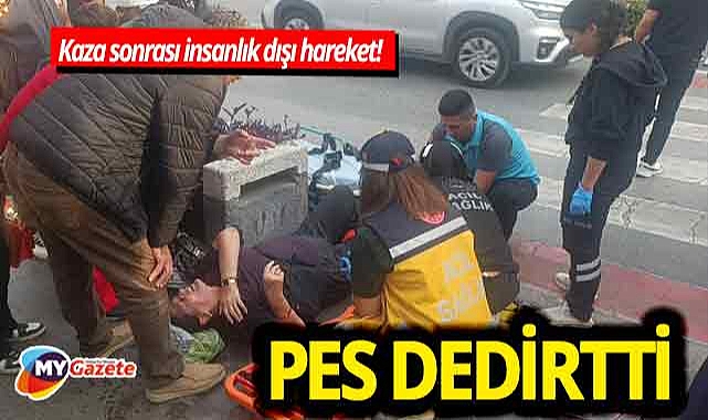 Manavgat'ta kaza sonrası insanlık dışı hareket!