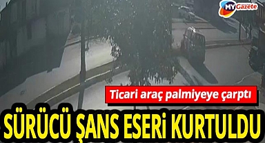 Manavgat'ta şok kaza! Aracı savuran anlar kayıtta, sürücü şans eseri kurtuldu