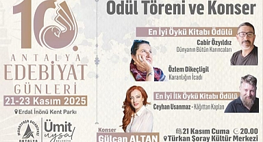Muratpaşa Belediyesi Antalya'da Edebiyat Günleri