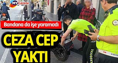 Plakayı bandana ile kapatmak cezadan kurtarmadı! Toplam ceza dudak uçuklattı