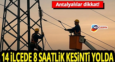 Şehrin yarım günü kararmaya hazır! İşte Antalya'nın elektrik kesintisi haritası 26.11.2025