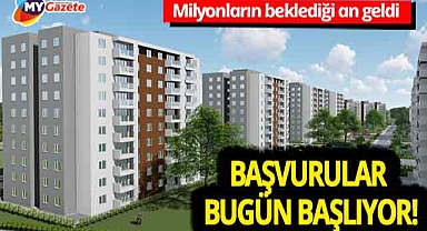TOKİ 'Yüzyılın Konut Projesi' başladı! 500 bin sosyal konut için başvurular bugün açıldı!