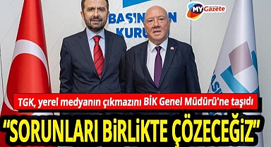 Türkiye Gazeteciler Konfederasyonu'ndan BİK Genel Müdürü Abdülkadir Çay'a ziyaret