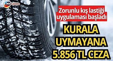 Zorunlu kış lastiği uygulaması başladı