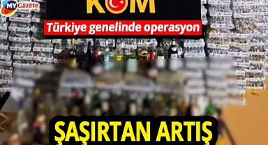 81 ilde sahte alkole büyük darbe! Binlerce litre kaçak içki ele geçirildi