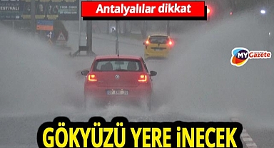 AFAD, Meteoroloji ve valilikten kritik uyarı! Antalya'da gökyüzü yere inecek! 05.12.2025