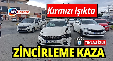 Antalya'da 4 araçlı zincirleme kaza: 1 yaralı