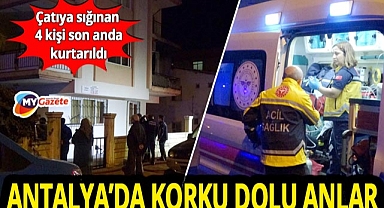 Antalya’da apartman dairesinde korkutan yangın! 3’ü çocuk 4 kişi dumandan etkilendi