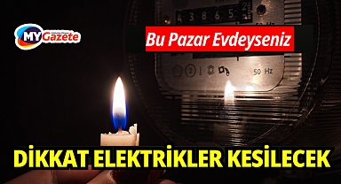 Antalya'da Bu Pazar Evdeyseniz Aman Dikkat, Elektrikler Kesilecek