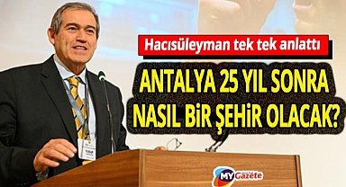 Antalya’da büyük yüzleşme... 25 yıl sonra ne kalacak? ATSO açıkladı... Antalya aynı kaynaklarla daha fazlasını kaldıramaz