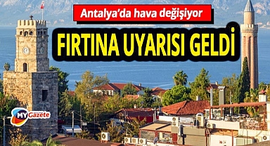 Antalya’da hava sertleşiyor! Meteoroloji net konuştu... Fırtına, sis ve yağış bir arada 15.12.2025