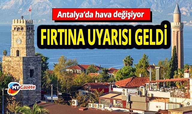 Antalya’da hava sertleşiyor! Meteoroloji net konuştu... Fırtına, sis ve yağış bir arada 15.12.2025