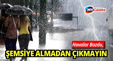 Antalya'da havalar bozuk şemsiye almadan çıkmayın, cuma günü hava nasıl olacak