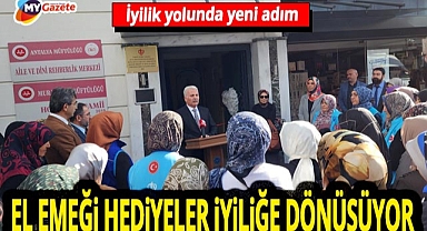Antalya’da İyilik Atölyesi açıldı! El emeği hediyeler iyiliğe dönüşüyor