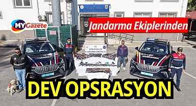 Antalya'da Jandarma'dan Dev Operasyon, Neler Çıktı Neler!