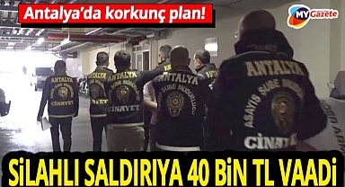 Antalya’da silahlı saldırının kiralık katil perdesi aralandı! 40 bin TL’lik azmettirme, 2 tutuklama