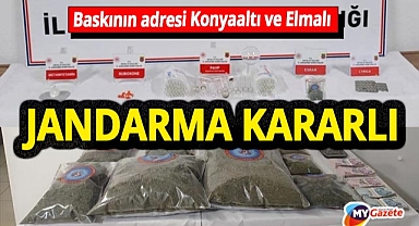 Antalya’da uyuşturucuya büyük darbe! Konyaaltı ve Elmalı’da Şafak Operasyonu
