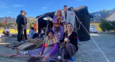 Antalya’da yörük kültürü okul bahçesinde hayat buldu!