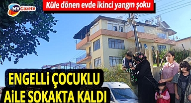 Antalya Manavgat’ta küle dönmüş evde yangın kâbusu! Anne ve 3 çocuk ikinci kez sokakta kaldı