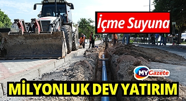 Antalya'nın ilçesine içme suyu için milyonluk dev yatırım