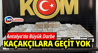 Antalya Polisi Kaçakçılara Geçit Vermedi