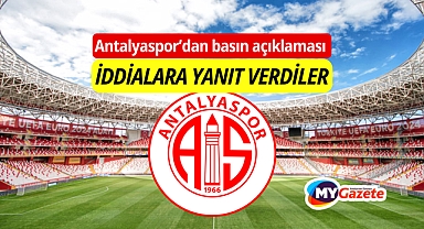 Antalyaspor'dan iddialar ile ilgili basın açıklaması