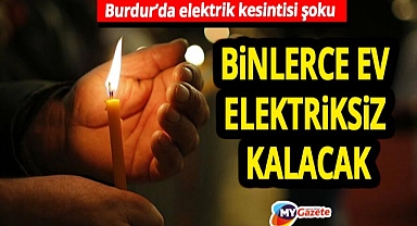 Burdur'da elektriksiz bir gün kapıda! 7 saatlik kesinti programı açıklandı 08.12.2025