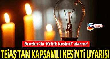 Burdur yarın zor bir güne uyanacak! Elektrik kesintisi saat saat açıklandı 10.12.2025