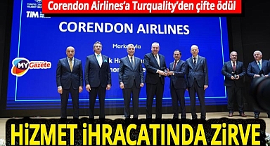 Corendon Airlines’a Turquality’den çifte şampiyonluk ödülü