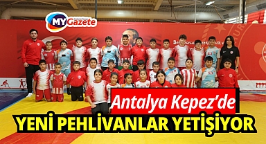 Geleceğin güreşçileri Kepez'de yetişiyor