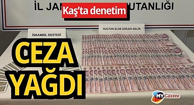 Kaş’ta kahvehaneye jandarma baskını