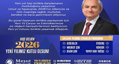 Kepez Belediyesi Yılbaşı Çarşı banneri