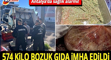 Kepez’de skandal! Depoda yüzlerce kilo bozuk gıda yakalandı