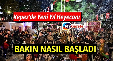 Kepez'de yeni yıl heyecanı başladı
