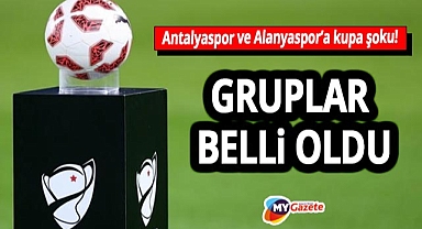 Kupada büyük sürpriz! Antalyaspor ve Alanyaspor devlerle aynı grupta