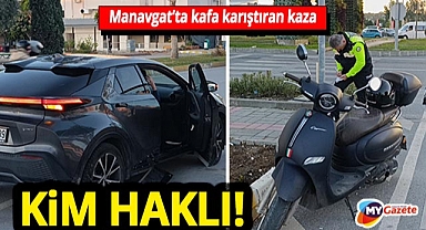 Manavgat’ta kavşakta feci çarpışma! Ortaya atılan iddialar kafa karıştı