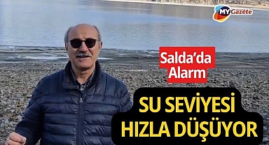 Salda’da alarm: Su seviyesi hızla düşüyor