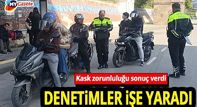 Yeni yönetmelik işe yaradı! Manavgat’ta kask ve eldiven kullanım oranı yüzde 90 oldu