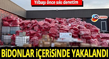 Yılbaşı önce Antalya'da kaçakçılara darbe! Bidonların içerisinde 52 bin litre yakalandı