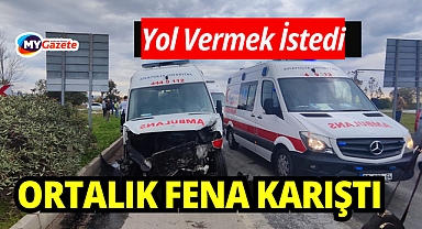 Yol Vermek İstedi Ortalık Fena Karıştı