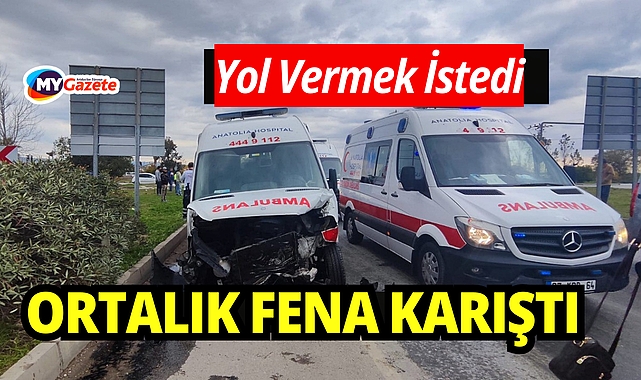 Yol Vermek İstedi Ortalık Fena Karıştı