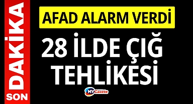 AFAD 'dan alarm, 28 ilde çığ tehlikesi! Vatandaşlara sms gönderildi
